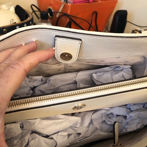 NWT 🆕 👛 Kate Spade ♠️ Jackson Straw Medium Triple Satchel - Picture 5 of 11